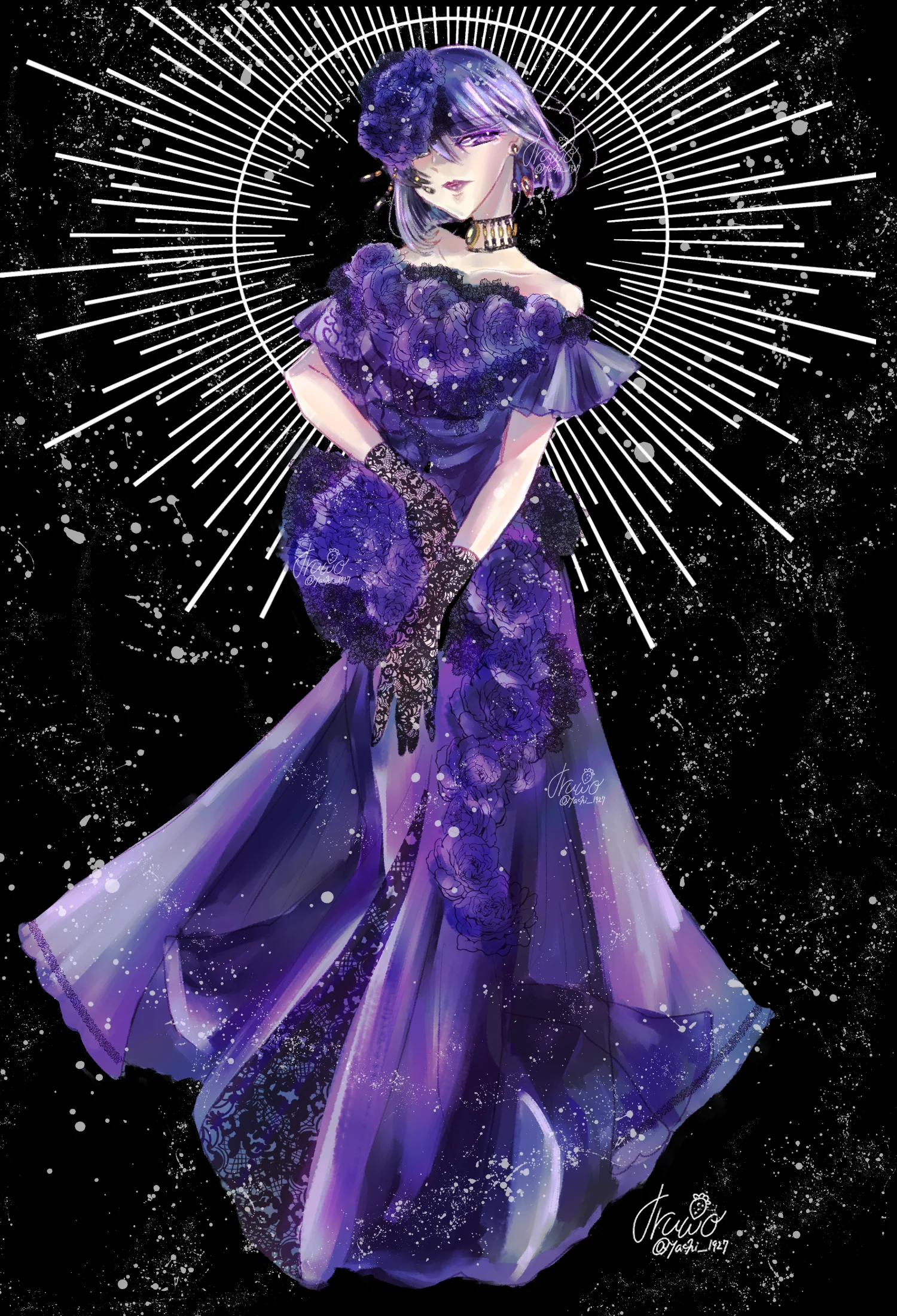 Black and Purple 1