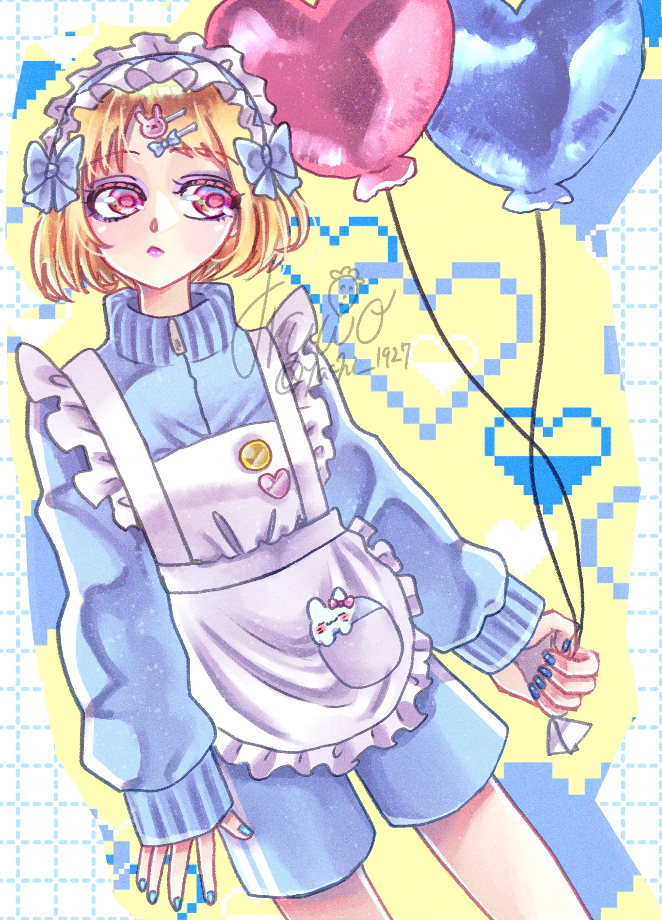 青ジャージメイド 1